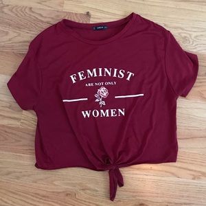 Feminist Crop Top